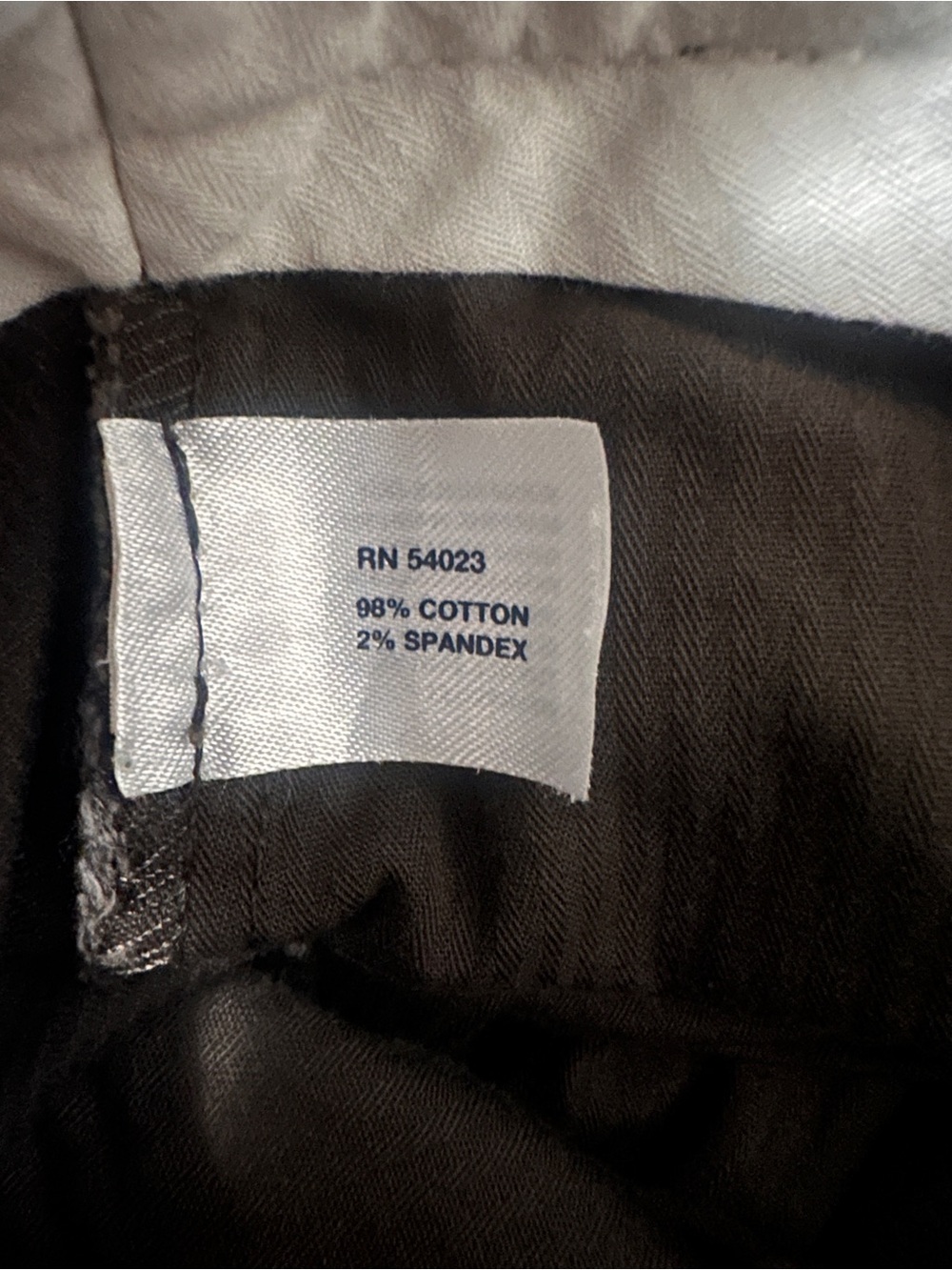 GAP Women's Ankle-Length Cropped Pants in Dark Brown - Picture 6 of 6